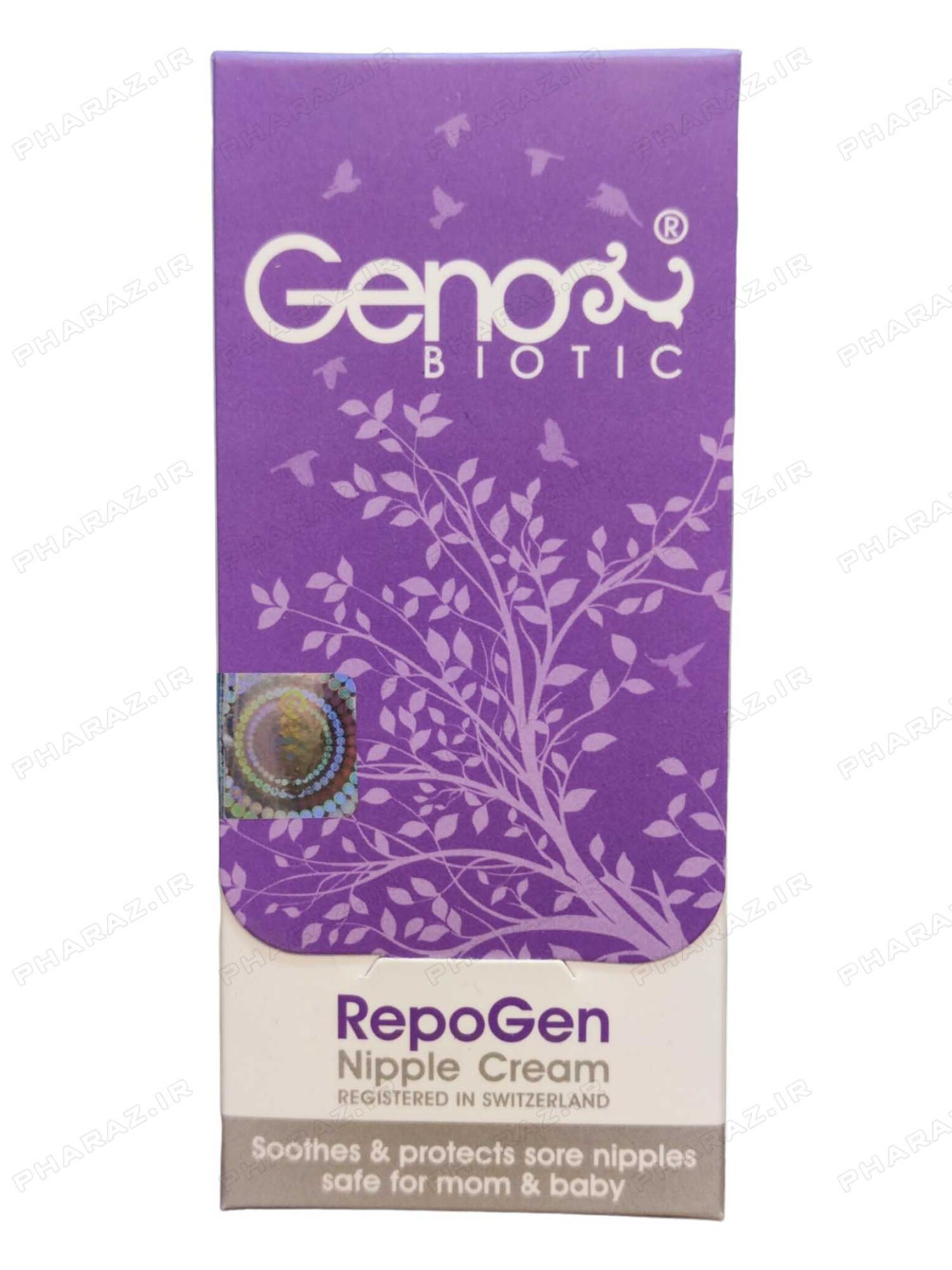  کرم رفع شقاق سینه ژنوبایوتیک 30 گرم - Genobiotic Nipple Fissures Repairing Cream 