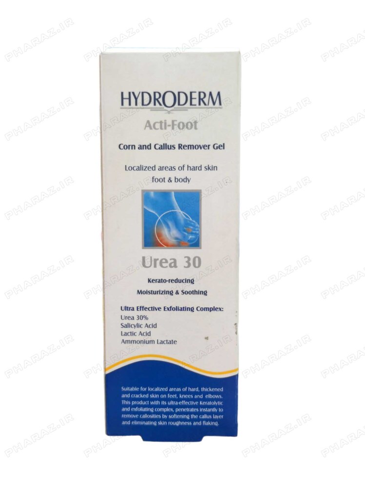 ژل مرطوب کننده قوی اوره 30% اکتی فوت هیدرودرم 30 میلی لیتر