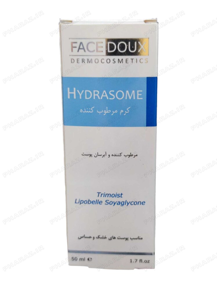 کرم مرطوب کننده دست وصورت مناسب پوست خشک وحساس فیس دوکس 50 میلی لیتر