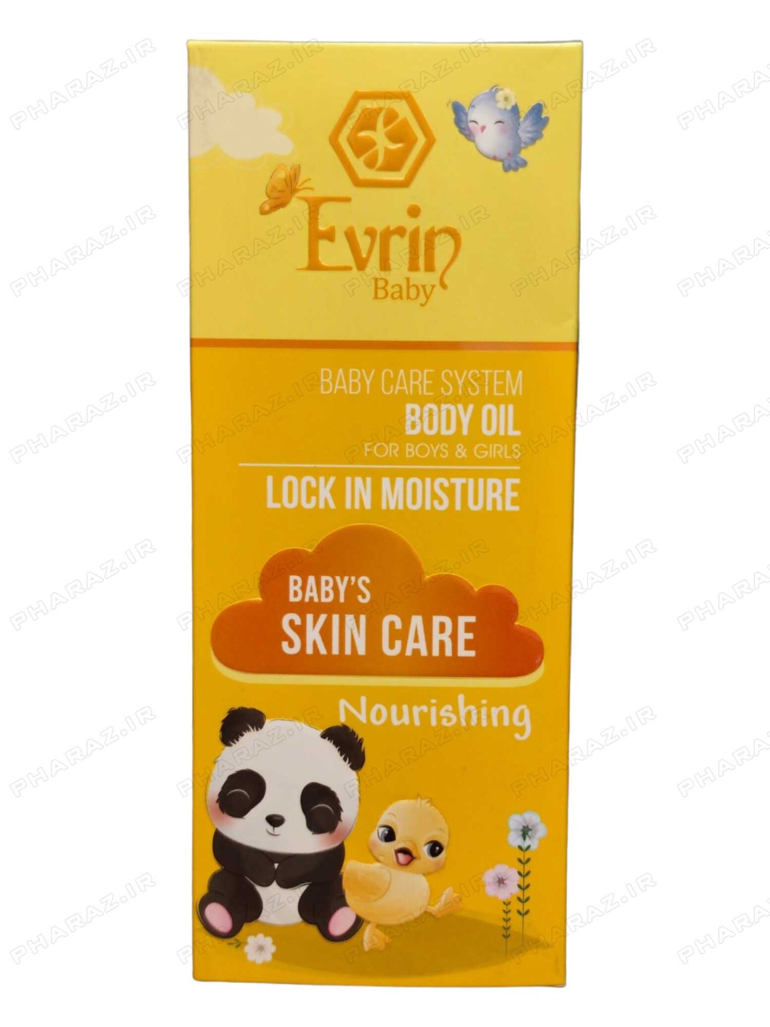  روغن بچه اورین 200 میلی لیتر - Evrin Baby Body Oil 
