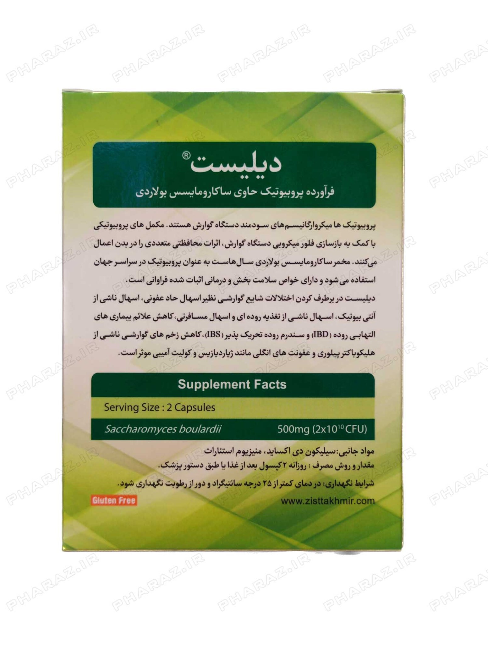  Zist Takhmir Daily East Probiotic Formulation 30 Cap 