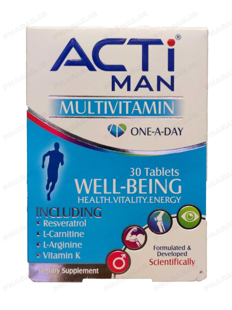 قرص اکتی من (Acti Man)ابیان دارو 30 عدد