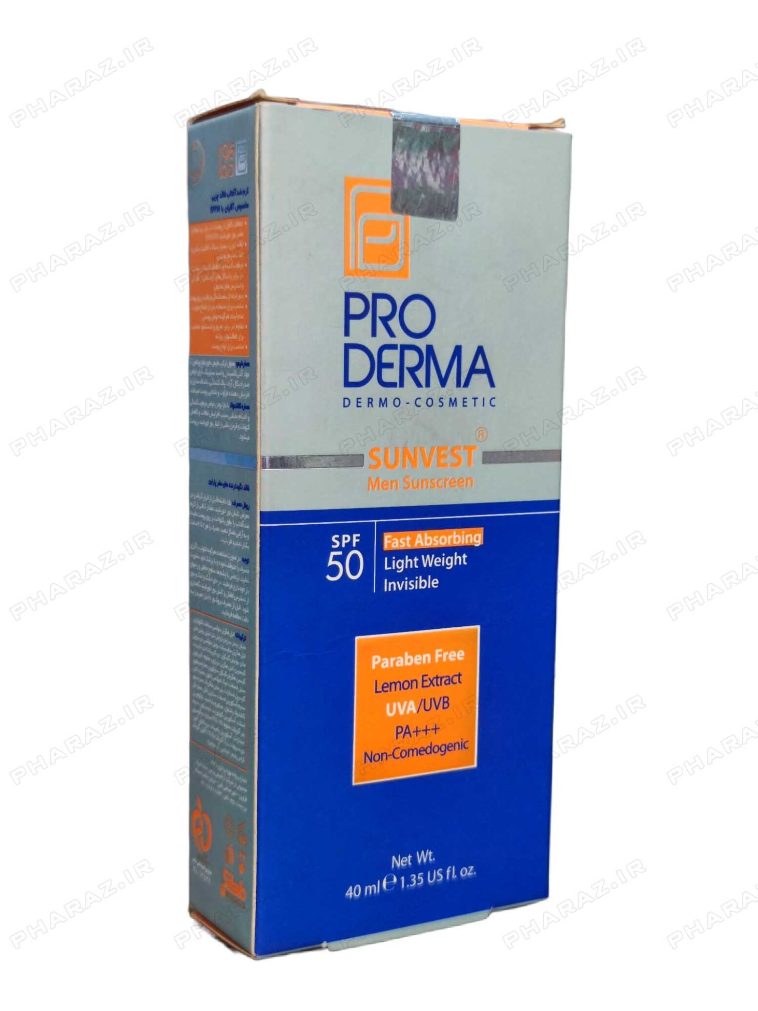  Proderma Sunvest Men Sunscreen SPF50 40 ml 