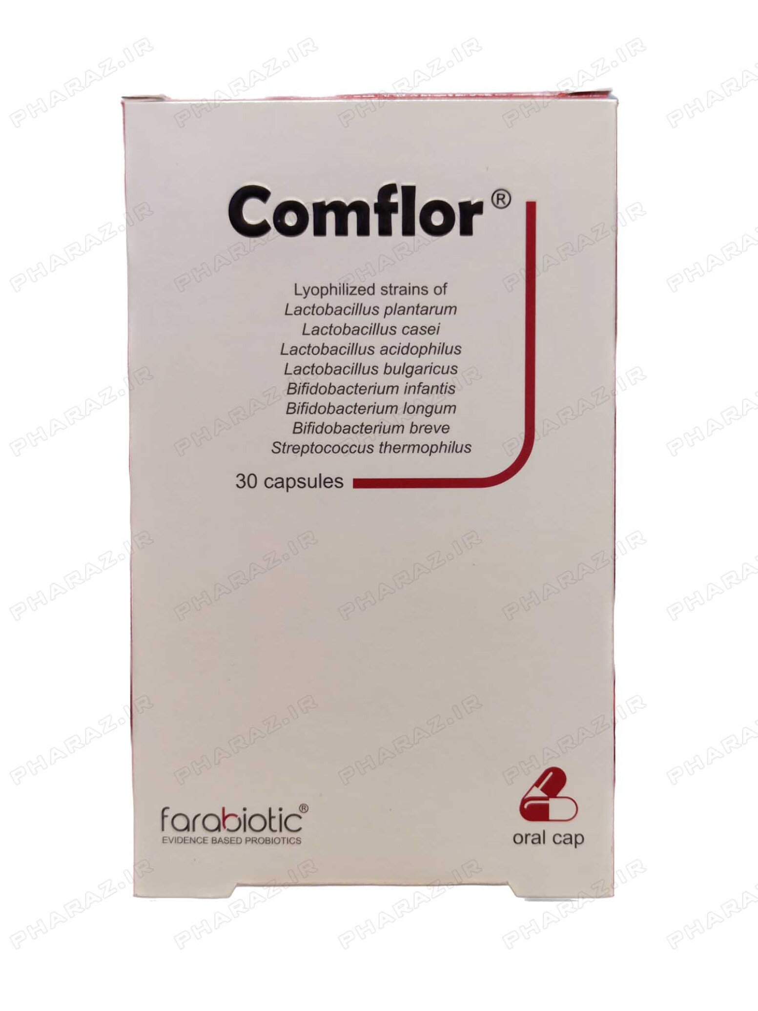  کپسول کام فلور فرابیوتیک 30 عددی 