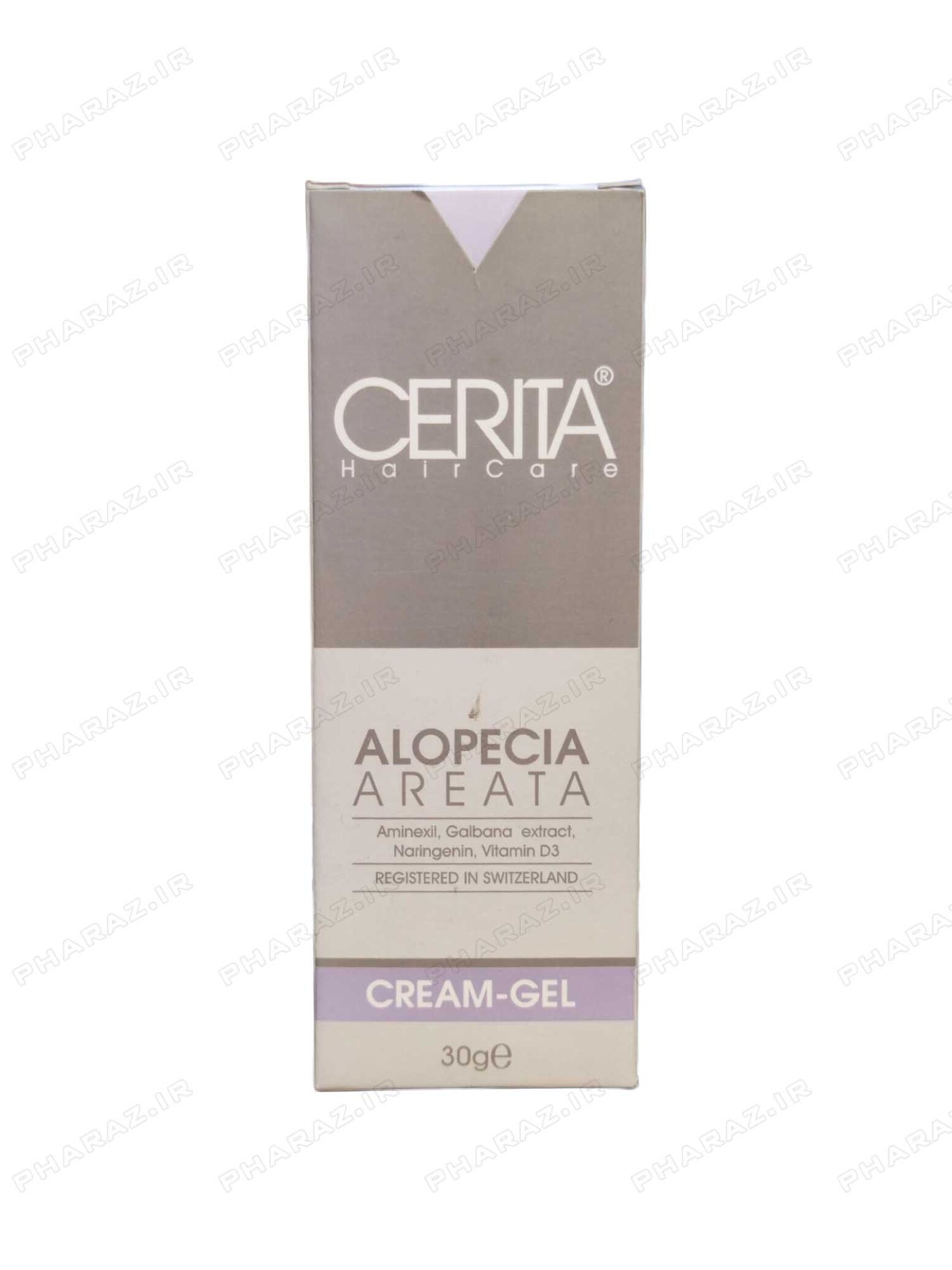  کرم ژل ضد ریزش سکه ای مو سریتا مدل Alopecia Areata حجم 30 میلی لیتر 