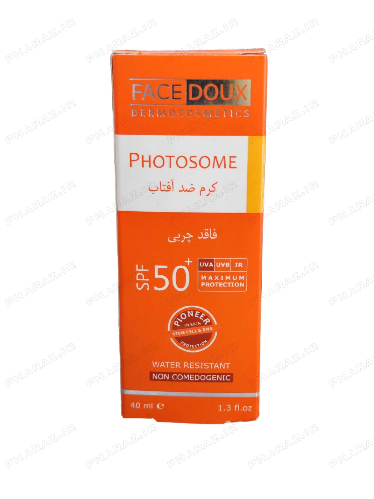  کرم ضد آفتاب بی رنگ فوتوزوم SPF50 