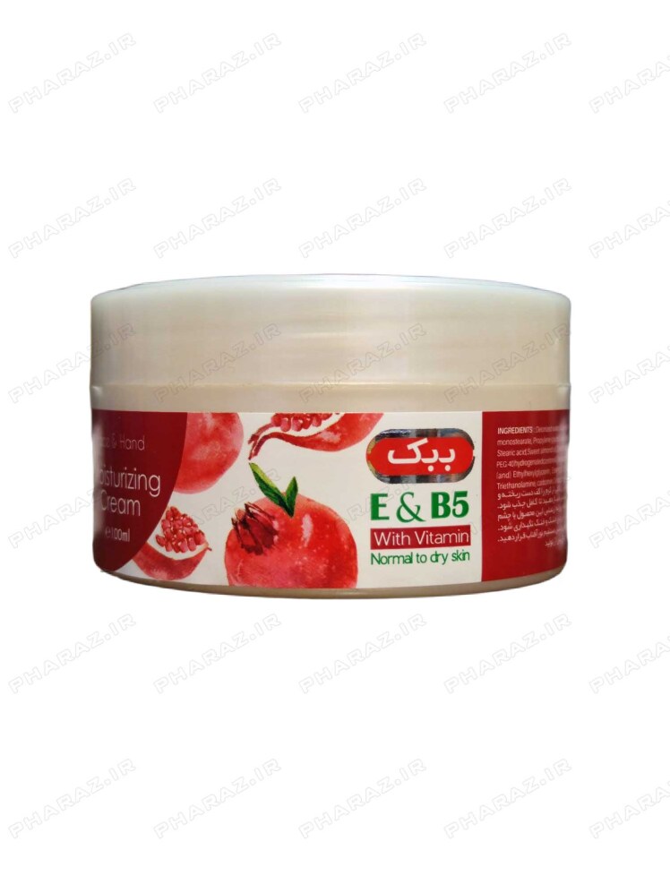 کرم مرطوب کننده رایحه انار ببک 250 میلی لیتر 