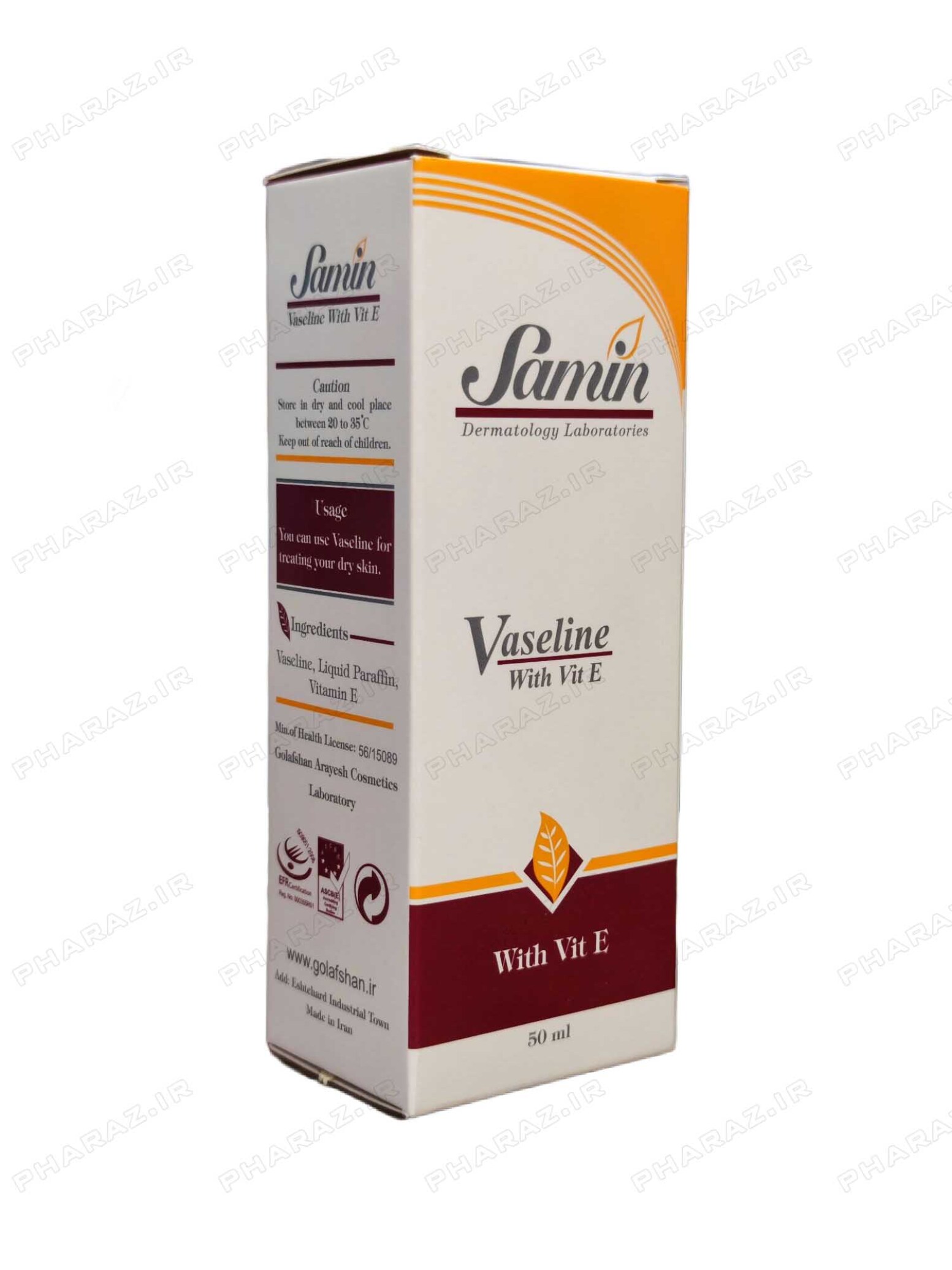  Samin Vaselin With Vit E 50 ml 